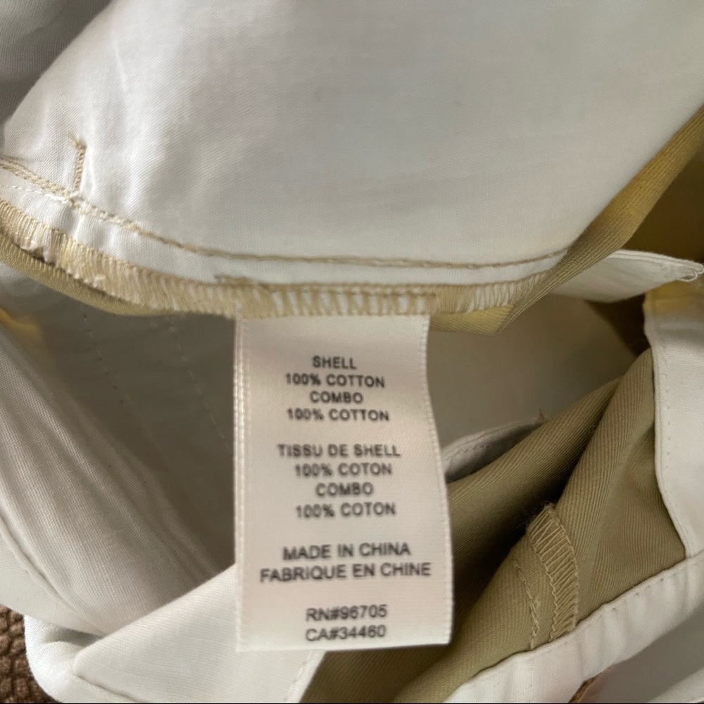 Rebecca Taylor Cream Smocked Tank with Tan Wide-Leg Pants - Picture 11 of 13